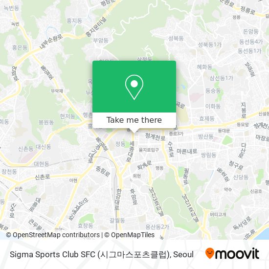 Sigma Sports Club SFC (시그마스포츠클럽) map