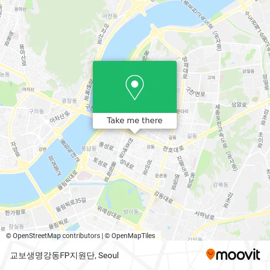 교보생명강동FP지원단 map