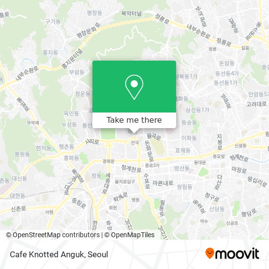 Cafe Knotted Anguk map