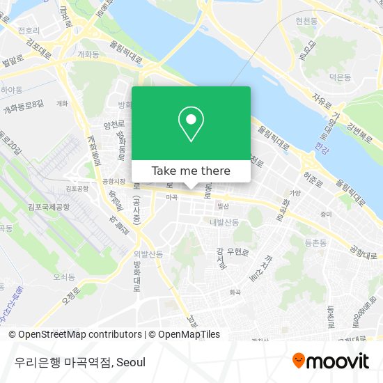 우리은행 마곡역점 map