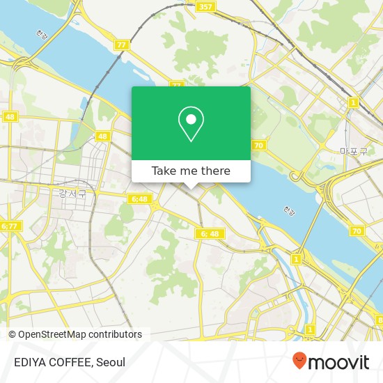 EDIYA COFFEE map