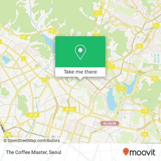 The Coffee Master map