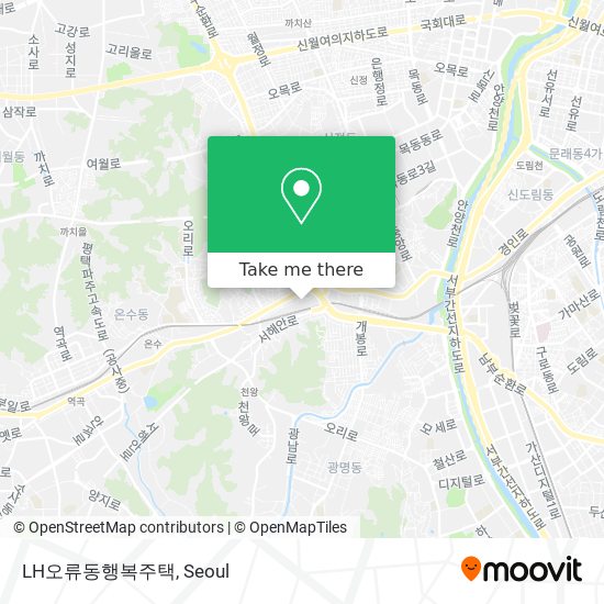 LH오류동행복주택 map