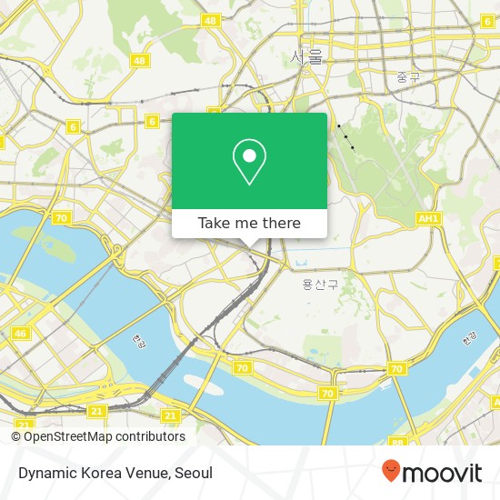 Dynamic Korea Venue map