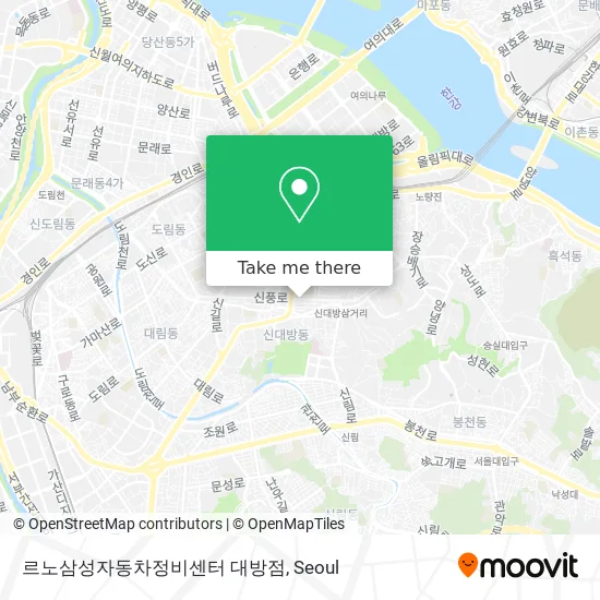 르노삼성자동차정비센터 대방점 map