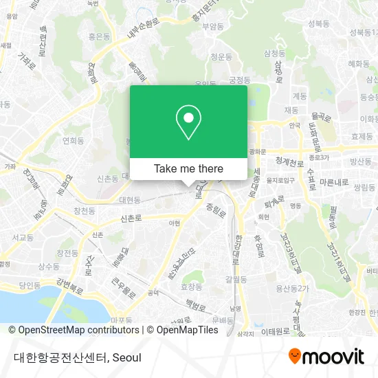대한항공전산센터 map