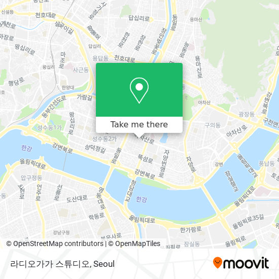 라디오가가 스튜디오 map