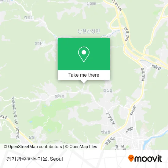 경기광주한옥마을 map