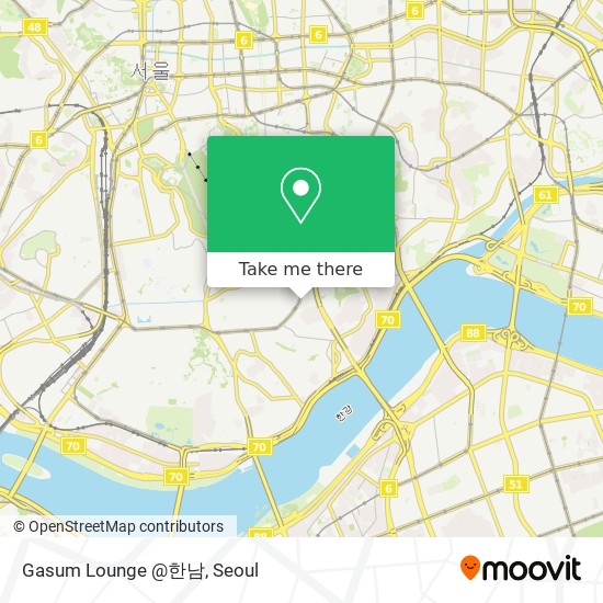 Gasum Lounge @한남 map