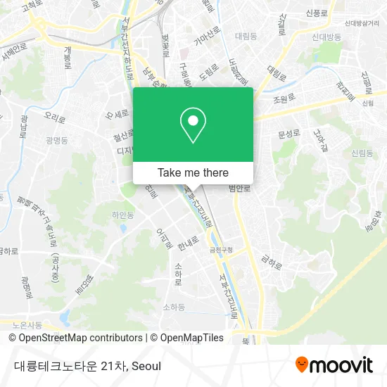 대륭테크노타운 21차 map