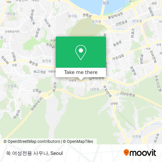 쑥 여성전용 사우나 map