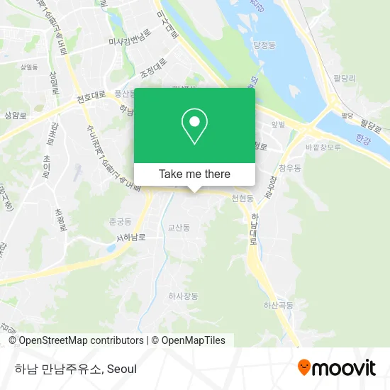 하남 만남주유소 map