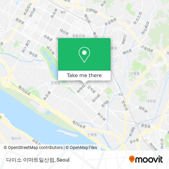 다이소 이마트일산점 map