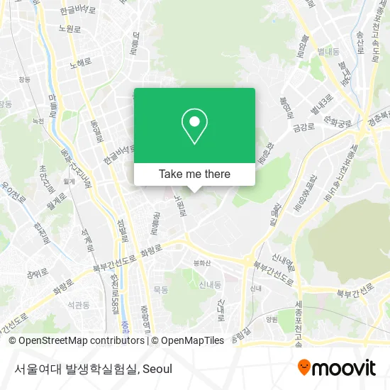 서울여대 발생학실험실 map