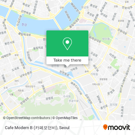 Cafe Modern B (카페모던비) map