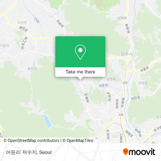 어둔리 저수지 map