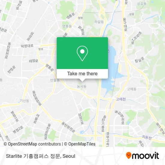 Starlite 기흥캠퍼스 정문 map