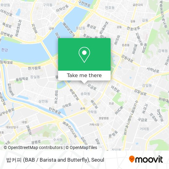 밥커피 (BAB / Barista and Butterfly) map