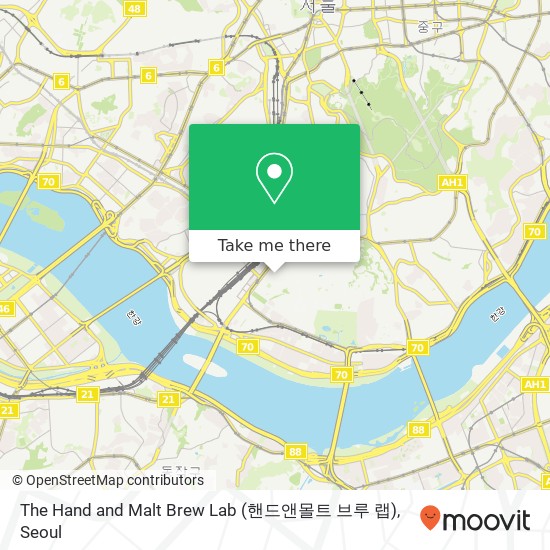 The Hand and Malt Brew Lab (핸드앤몰트 브루 랩) map