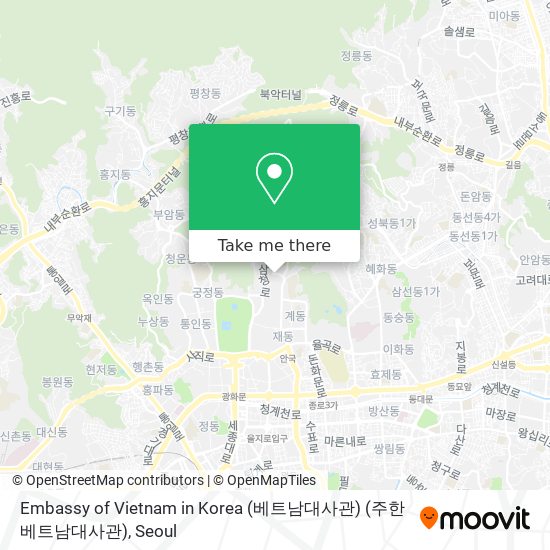 Embassy of Vietnam in Korea (베트남대사관) (주한베트남대사관) map