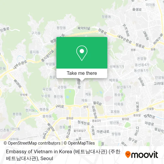 Embassy of Vietnam in Korea (베트남대사관) (주한베트남대사관) map