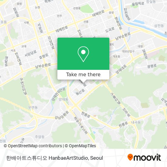 한배아트스튜디오 HanbaeArtStudio map