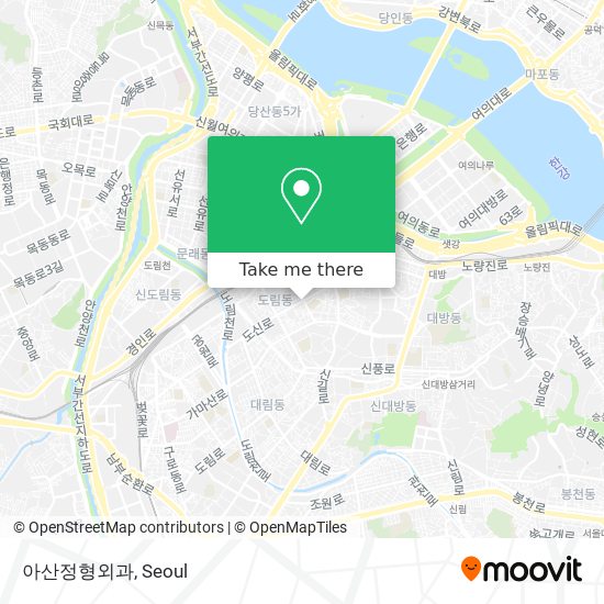 아산정형외과 map