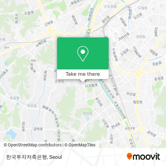 한국투자저축은행 map