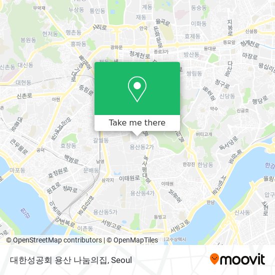 대한성공회 용산 나눔의집 map