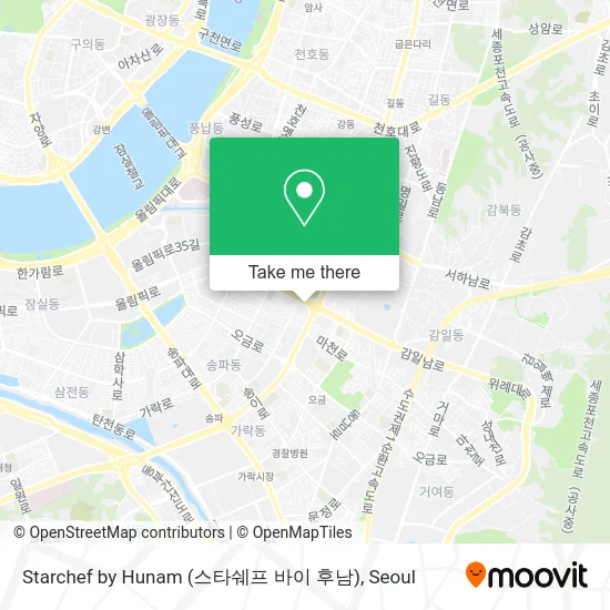 Starchef by Hunam (스타쉐프 바이 후남) map