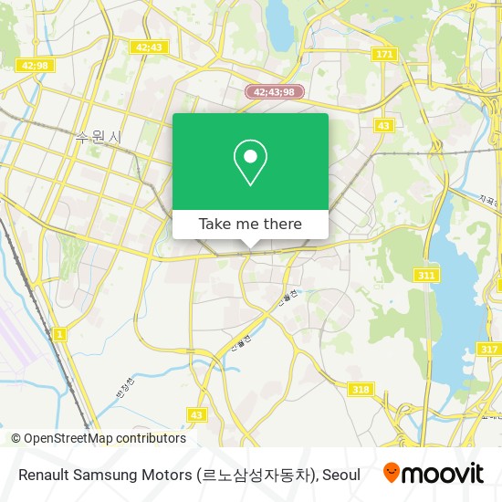 Renault Samsung Motors (르노삼성자동차) map