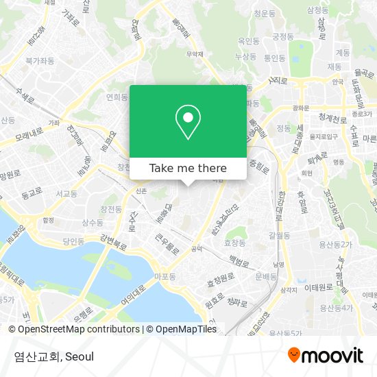 염산교회 map