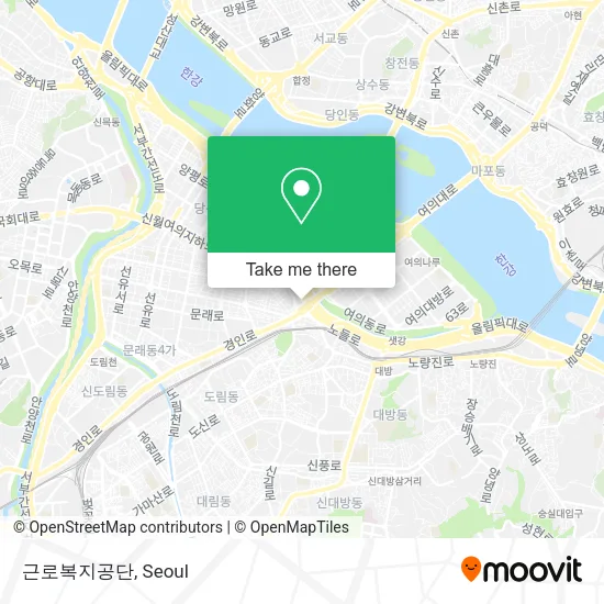 근로복지공단 map