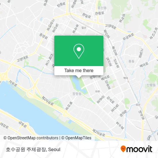 호수공원 주제광장 map