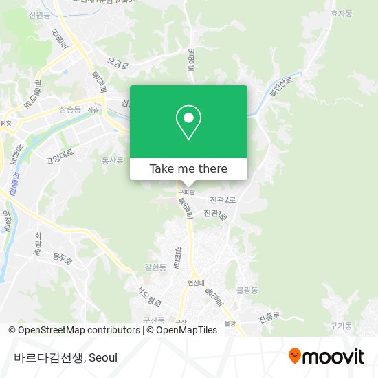 바르다김선생 map