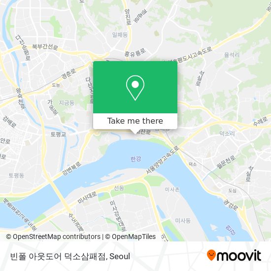 빈폴 아웃도어 덕소삼패점 map