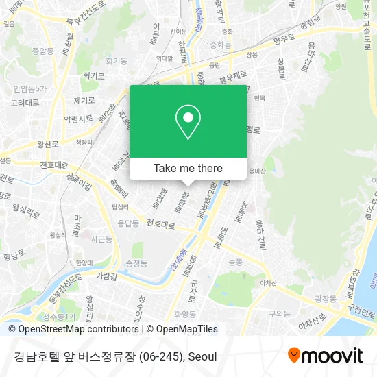 경남호텔 앞 버스정류장 (06-245) map