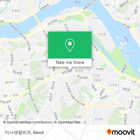 미사센텀비즈 map