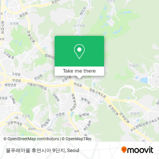 물푸레마을 휴먼시아 9단지 map