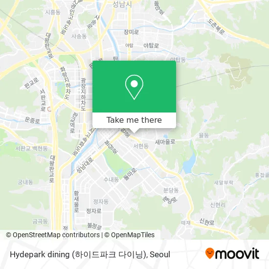 Hydepark dining (하이드파크 다이닝) map