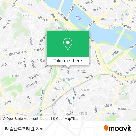 라솜산후조리원 map