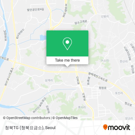 청북TG (청북요금소) map