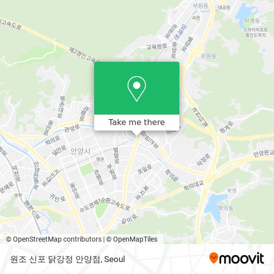 원조 신포 닭강정 안양점 map