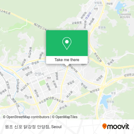 원조 신포 닭강정 안양점 map