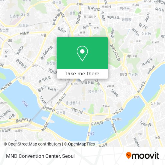 MND Convention Center map