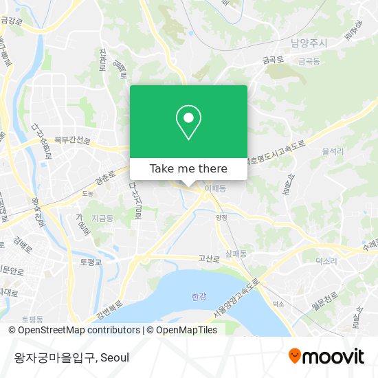 왕자궁마을입구 map