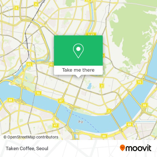 Taken Coffee map