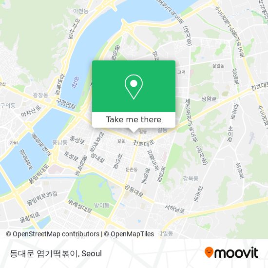 동대문 엽기떡볶이 map