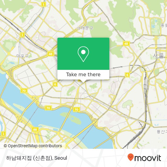 하남돼지집 (신촌점) map