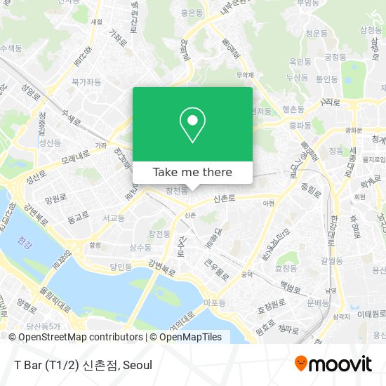 T Bar (T1/2) 신촌점 map